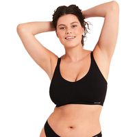 Boody Full Bust Wireless Bra - Black 